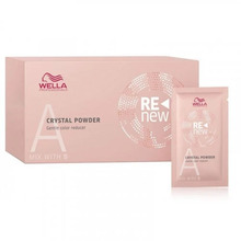 Õrn juuksevärvi eemalduspulber Wella Professionals Renew Crystal Powder, 5x9 g