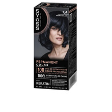 Püsiv juuksevärv Syoss Permanent Color 1.4 Negro Azulado, 1 tk