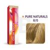 Püsiv juuksevärv Wella Professionals Color Touch Pure Naturals 8/0 Light Blonde, 60 ml