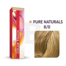 Püsiv juuksevärv Wella Professionals Color Touch Pure Naturals 8/0 Light Blonde, 60 ml