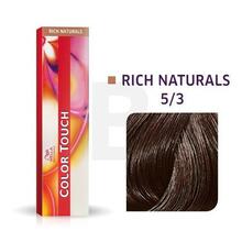 Püsipoolpüsivärv Wella Professionals Color Touch Rich Naturals 5/3 Light Brown, 60 ml