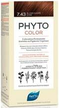 Juuksevärv Phyto Phytocolor 7.43 Golden Copper Blonde, 112 ml