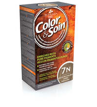 Püsiv juuksevärv COLOR & SOIN 7N Hazelnut Blond, 135 ml