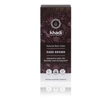 Taimne juuksevärv Khadi Dark Brown, 100 g