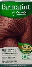 Püsiv juuksevärv Farmatint Permanent Color Gel 5M Light Brown Mahogany, 150 ml