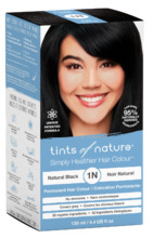 Looduslik juuksevärv Tints of Nature T1N Natural Black, 130 ml