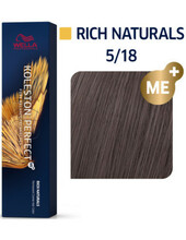 Juuksevärv Wella Koleston Perfect Me+ 5/18 Rich Naturals, 60 ml