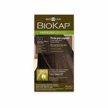 Püsiv juuksevärv Biokap Nutricolor Delicato 5.0 Natural Light Chesnut, 140 ml