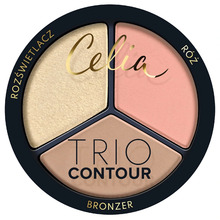 Kontuurpuudrite komplekt Celia Trio Contour Powder 02, 8 g