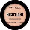 Sära andev puudripõhine highlighter Rimmel London High’Light Powder, 002 Candlelit, 8 g