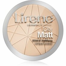 Kompaktpuuder Lirene City Matt, 01 Transparent, 9 g