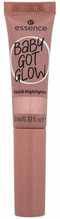 Sära andev vedel highlighter Essence Baby Got Glow Liquid Highlighter, 20 Rose and Shine, 10 ml