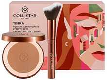 Päikesepuudri komplekt Collistar Terra Silk Effect Bronzing Powder Set, 4,4 Hawaii Matte, 10 g + kontuurimispintsel