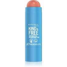 Põsepuna Rimmel London Kind & Free Tinted Multi Stick, 002 Peachy Cheeks, 5 g