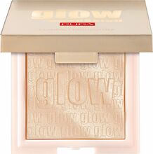 Kompaktne highlighter Pupa Glow Obsession, 100 Light Gold, 6 g