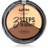 Kontuurimispalett Nyx Professional Makeup 3 Steps To Sculpt, 02 Light, 15 g