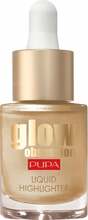 Vedel highlighter Pupa Glow Obsession Liquid Highlighter, 100 Sunrise, 13,5 ml