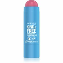 Põsepuna Rimmel London Kind & Free Tinted Multi Stick, 003 Pink Heat, 5 g