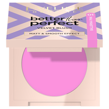 Põsepuna Eveline Better Than Perfect Velvet Blush, 01 Ballerina Pink