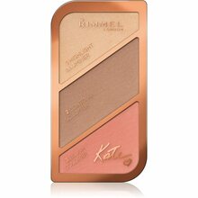Nägukontuurimise palett Rimmel Kate, 002 Coral Glow, 18,5 g