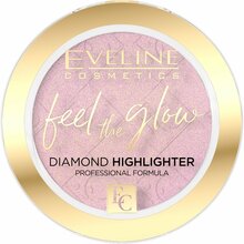 Sära andev highlighter Eveline Feel The Glow Diamond Highlighter, 03 Rose Gold, 4,2 g