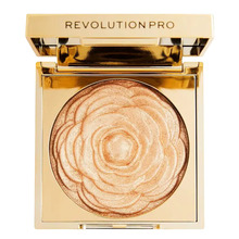 Põsepuna Revolution Pro Pro Lustre Illuminating Blush Highlighter Compact, Golden Rose, 9 g