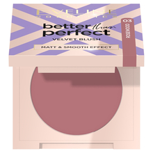 Põsepuna Eveline Better Than Perfect Velvet Blush, 03 Rosewood