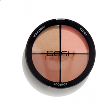Näokontuurimispalett Gosh Contourn Strobe Kit, 002 Medium, 15 g
