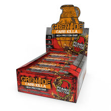 Valgubatoon Grenade Carb Killa Bar, maapähkli maitsega, 12 x 60 g