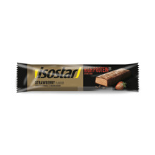Isostar High Protein 25 valgubatoon maasika maitsega, 35 g