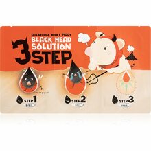 Elizavecca Milky Piggy 3 Step Black Head Solution mustpeade vastane hooldus 1 tk