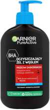 Puhastav geel Garnier Pure Active aktiivsöega, 250 ml
