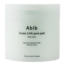 Abib Green LHA Pore Pad Clear Touch näopuhastuspadsjad, 60 tk