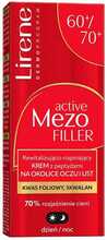 Revitaliseeriv ja noorendav kreem peptiididega silmadele ja huultele Lirene Active Mezo Filler 60/70+, 15 ml
