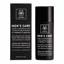 Näo- ja silmakreem meestele Apivita Mens Care, 50 ml