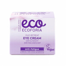 Päevane ja öine silmakreem Ecoforia Duo Retreating, 50 ml