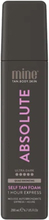 Isepruunistav vaht Minetan Absolute Ultra Dark, 200 ml