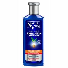 Šampoon juuste väljalangemise vastu rasustele juustele Natur Vital, 300 ml