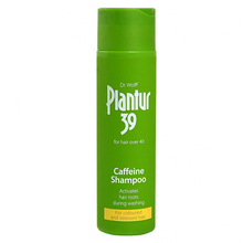 Kofeiiniga juuksevärvi kaitsev šampoon juuste väljalangemise vastu Plantur 39, 250 ml