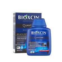 Juukseid tihendav šampoon aktiivsete peptiididega Bioxcin Quantum, 300 ml