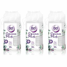 Meigieemalduspadjad Bel Face & Body Square Pads, 3x50 tk