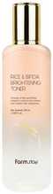 Näotoonik Farmstay Rice & Bifida Brightening, riisi ja fermentidega, 120 ml