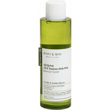 Näotoonik Mary & May Vegan Cica Tea Tree AHA PHA, 200 ml