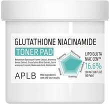 Näopuhastuspadjad APLB Glutathione Niacinamide Toner Pad, 60 tk, 100 ml