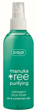Näotoonik Ziaja Manuka Tree Purifying, poore ahendav, 200 ml