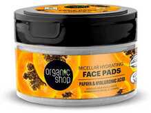Näopuhastuspadjad Organic Shop Papaya Micellar, 20 tk