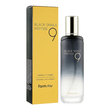 Näotoonik Farmstay Black Snail & Peptide 9 Perfect Toner, 120 ml