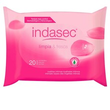 Intiimhügieeni salvrätikud Indasec Clean And Fresh, 20 tk
