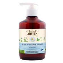 Intiimhügieeni pesugeel kummeliga Green Pharmacy, 370 ml