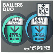 Below the Belt Fresh Ballers Duo intiimpesugeel meestele, 2x75 ml